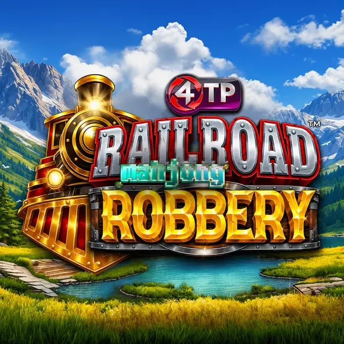Tampilan visual slot Railroad Robbery dengan tema perampokan kereta api