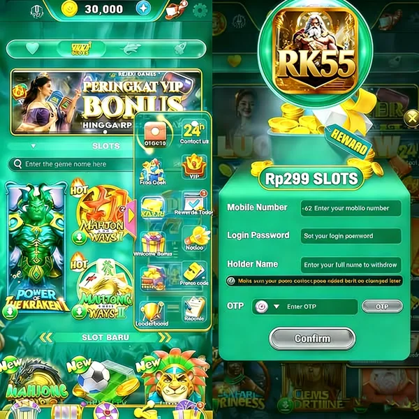 RK555 Bonus Member Baru 100%